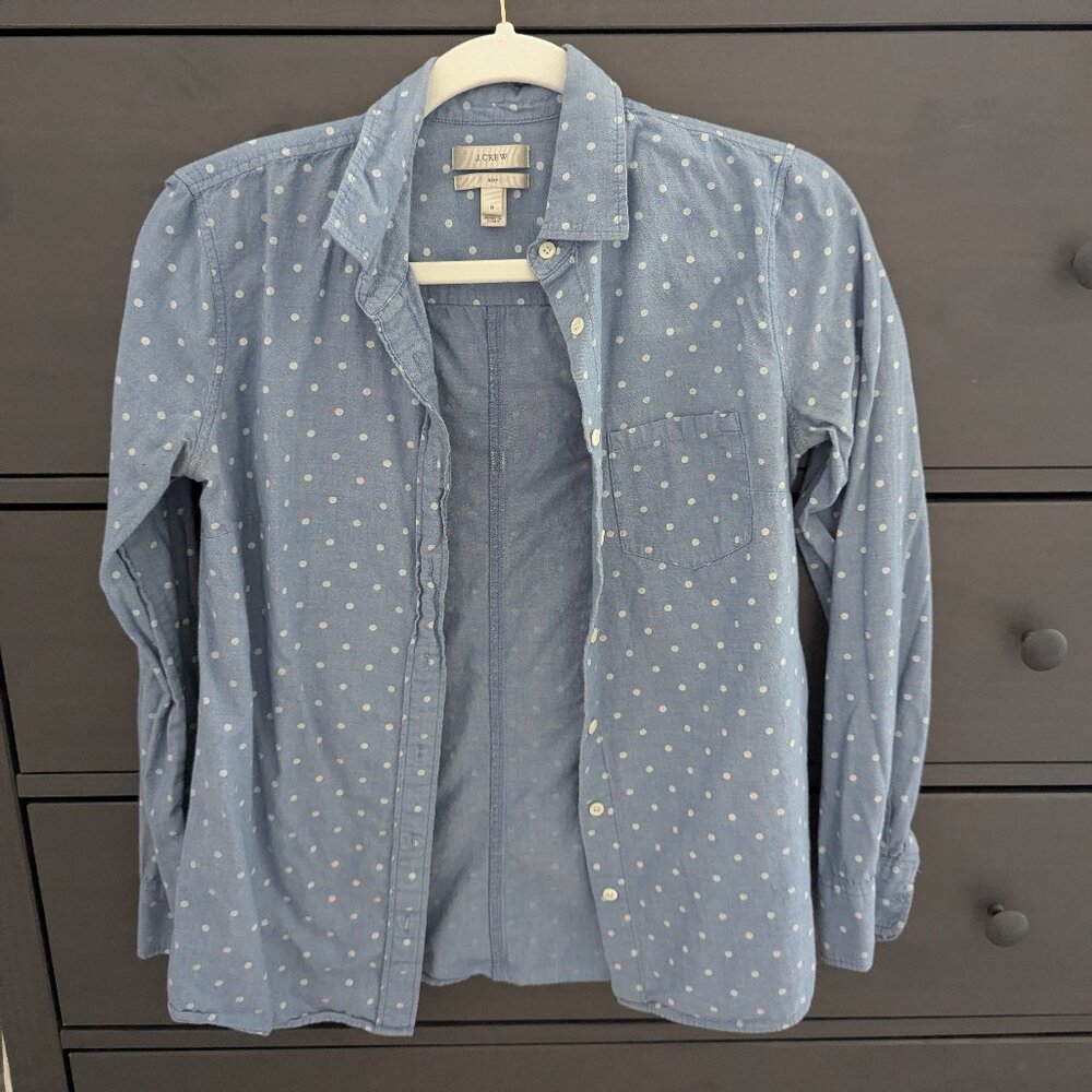 J. Crew blue button down